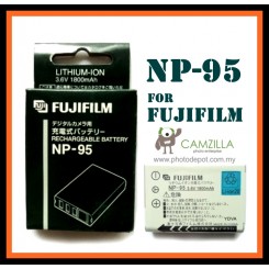 NP-95 1800mAh Li-Ion Battery for Fujifilm F30 F31 X100 3D W1 NP95