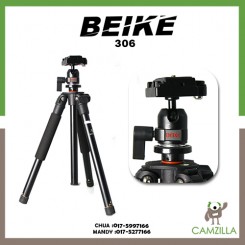 Beike 306 Tripod for Lightweight Cameras Canon Nikon
