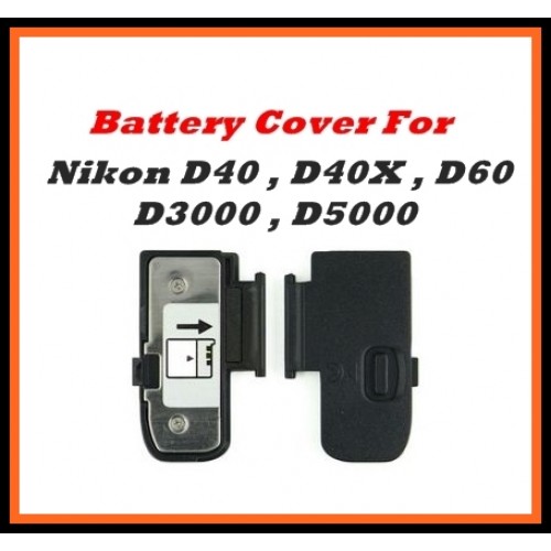 Battery Door Cover Lid Cap Replacement Part For Nikon D40 D40X D60 D3000 D5000 
