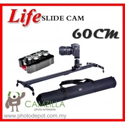 Life Slidecam 60cm Camera Slider - DSLR Camera Track Slider Video Stabilization System