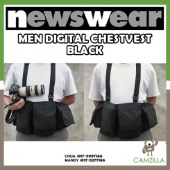 Newswear Mens Digital Chestvest- Black