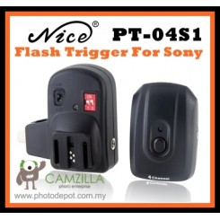 Nice PT-04S1 Remote Radio Wireless Flash Trigger Set for Sony Camera
