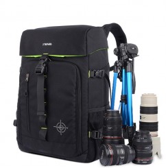 SINPAID SY-10 SLR Camera Backpack Photography Backpack - Black