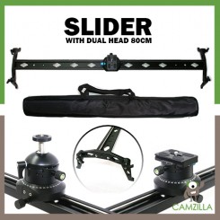 Slider 80cm move with 4 Bearing, Dual Head