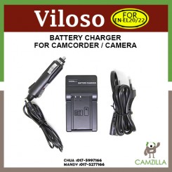 Viloso EN-EL20, EN-EL22 Battery Charger for Nikon 1 J4, 1 S2, Digital Camera