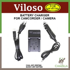 Viloso Battery Charger for Panasonic VW-VBT380 VW-VBT380E VW-VBT380K VW-VBT380PP Camera