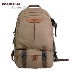 Winer Rover 62 DSLR Camera Backpack - Brown (With Rain Cover)