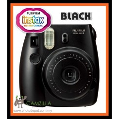 New Fujifilm Instax Mini 8 Black - Malaysia Warranty