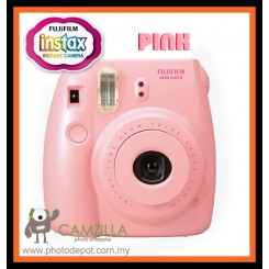New Fujifilm Instax Mini 8 Pink - Malaysia Warranty