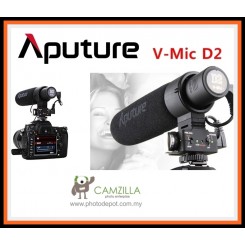 Aputure V-Mic D2 Sensitivity Adjustable Directional Condenser Microphone for Canon Nikon Sony Camera DV