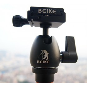 BEIKE BK-555 PINK Professional Travel Tripod Kit Complete With Ball Head & QR