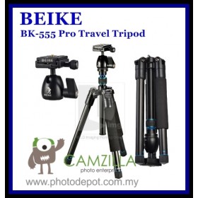 BEIKE BK-555 Pro Camera Tripod Kit with Ball Head for Camera DSLR