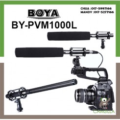 BOYA BY-PVM1000L Condenser Shotgun Microphone 3-pin XLR Output on DSLR Camera