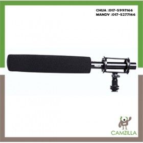 BOYA BY-PVM1000L Condenser Shotgun Microphone 3-pin XLR Output on DSLR Camera