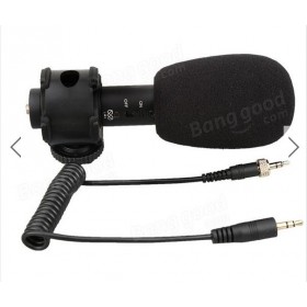 BOYA BY-PVM50 Stereo Condenser Microphone For Canon Nikon Pentax Camera Camcorder