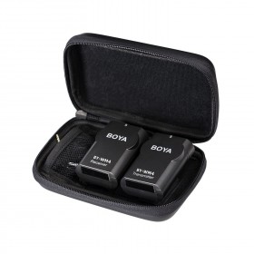 BOYA BY-WM4 Professional Universal Wireless Lavalier Microphone System for Canon Nikon Sony Panasonic DSLR Camera Camcorder and IOS Iphone Android Smartphone