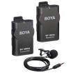 BOYA BY-WM4 Professional Universal Wireless Lavalier Microphone System for Canon Nikon Sony Panasonic DSLR Camera Camcorder and IOS Iphone Android Smartphone