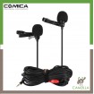 COMICA CVM-D02 Dual-head Lavalier Microphone 