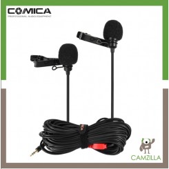 COMICA CVM-D02 Dual-head Lavalier Microphone 