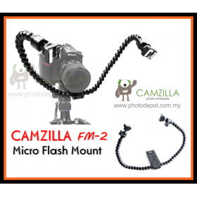 Camzilla FM-2 Flexible Dual-arm Dual-shoe Flash Bracket for MACRO 
