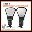 Reflector Flash 2in1 diffuser softbox silver / white f Canon Nikon Sony Nissin Yongnuo & Other