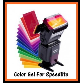 Camzilla Z202 12-Strobist Flash Lighting Gel Filter Universal For Canon Nikon Sony Nissin Yongnuo