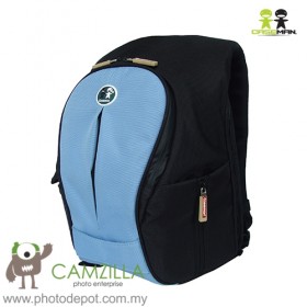 Caseman Foto Min Trekka Camera Touch Pad Back Pack Camera Bag - (CP04-Blue) 