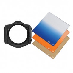 Cokin H210 Landscape Filter Kit-1 P Series (Filter Holder, Warm 81-EF #37, B2 Gradual Blues Soft #123S, Sunset 1 #197) 