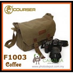 COURSER F1003 DSLR CAMERA BAG ( COFFEE )