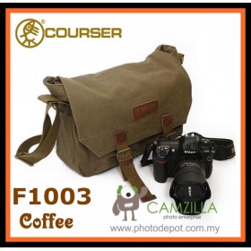 COURSER F1003 DSLR CAMERA BAG ( COFFEE )