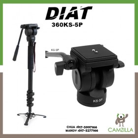 Diat Madv 360 + KS5P Video Monopod(Black)