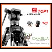DIAT A193LKS-5P Professional Heavy Duty Video Camcorder 170CM Tripod + Fluid Video Head Kit