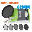 Fotga 62mm ND2 to ND400 slim fader ND filter adjustable variable neutral density