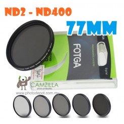 Fotga 77mm ND2 to ND400 slim fader ND filter adjustable variable neutral density