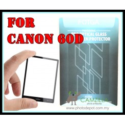 FOTGA Clear Optical Glass Mirror LCD Screen Protector for Canon 60D