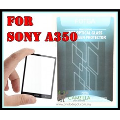 FOTGA Clear Optical Glass Mirror LCD Screen Protector for Sony A350
