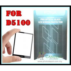 FOTGA Clear Optical Glass Mirror LCD Screen Protector for Nikon D5100