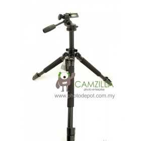 WEIFENG WF-6663A Camera Tripod 4-Sections Leg with 3-Way Head 