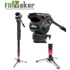 FilmMaker FM-02 Fluid Video Monopod with Fluid Video Head For Dslr Video Cam