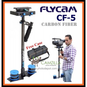 Flycam CF5 carbon fiber video stabilizer With Free Quick Release & CF-5 Carrying Bag