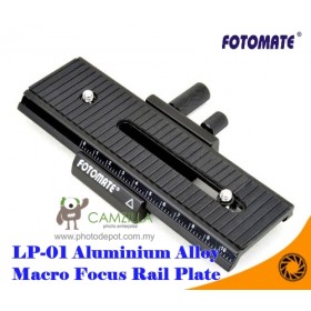 FOTOMATE LP-01 ALUMINIUM ALLOY 2-WAY MACRO FOCUSING RAIL PLATE