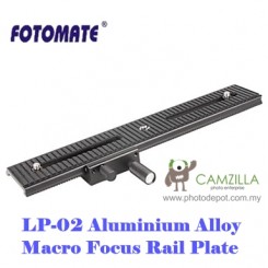 Fotomate LP-02 Macro Turning Slider Tripod Head Plate Two-way Movable 200mm