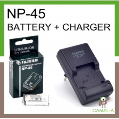 ORI FUJIFILM Rechargeable Battery NP-45+ ORI FUJIFLIM BC-45 CHARGER