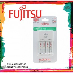 FUJITSU NI-MH BATTERY CHARGER SET  -CHARGER TIME 6 HOURS