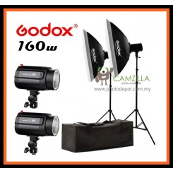 GODOX 2x 160w Photography Studio Strobe 160ws Photo Flash Light