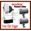 GODOX 2x 200w Photography Studio Strobe 160ws Photo Flash Light