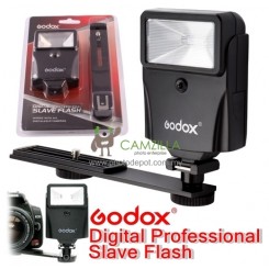 GODOX CF-18 Compact Digital Slave Flash with Hot Shoe Bracket Black