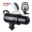 Godox SK300 300WS 300 Smart Photography Strobe Flash Studio Light Head With 70x100CM SoftBox