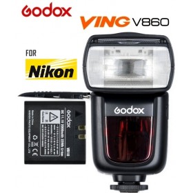 Godox V860N Ving E-TTL Li-ion Battery Powered Camera Flash Speedlight Speedlite for Nikon (Battery & Charger Included)