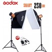 Godox Smart Studio 2 Monolight Flash Light Strobe (250WS) Softbox Kit 